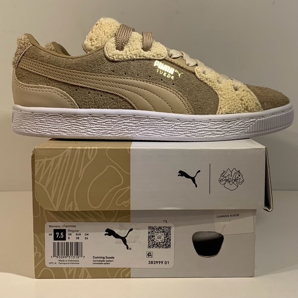 🧸 [BRAND NEW] PUMA HIGH COURT CUNNING SUEDE SAFARI WOMENS SIZE 7.5 SNEAKERS 🧸 - Picture 2 of 9